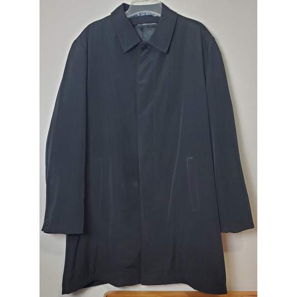 Ralph Lauren Other - Ralph Lauren Black Rain Coat Topcoat Overcoat Removable Wool Liner Men's XL